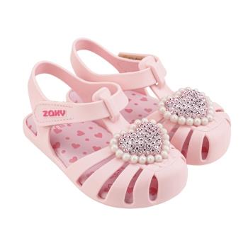 正品zaxy兒童涼鞋新款巴西果凍鞋軟底女童公主鞋寶寶夏季包頭童鞋