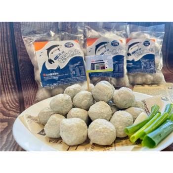 【冷研碳索館】特選高蛋白優質乾冰魚丸團購組6包裝 ( 500g /包)