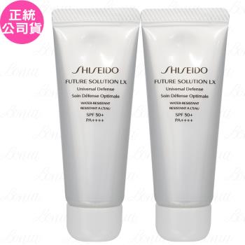 SHISEIDO 資生堂 時空琉璃LX極上御藏防禦精華乳 SPF50+‧PA++++(15ml)*2(公司貨)