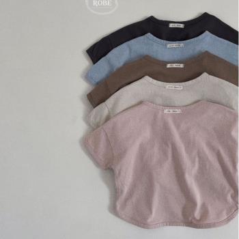 韓國進口基礎款寶寶百搭半袖童裝