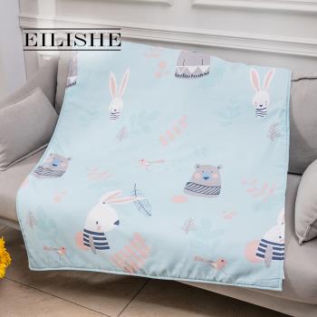 買一送一【EILISHE】吸濕排汗天絲 鋪棉涼被(4X5尺/多款任選/臺灣製造)
