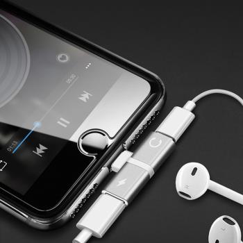 適用蘋果 雙蘋果接口充電聽歌耳機轉接頭轉換器type-c耳機轉接線