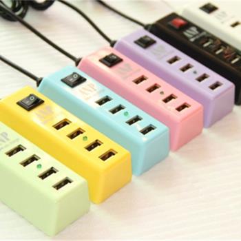 ANP充電器多口USB拖線板插座創意排插家用便攜多功能小插線板多孔