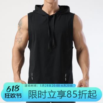 拳擊無袖連帽衫排汗透氣訓練背心