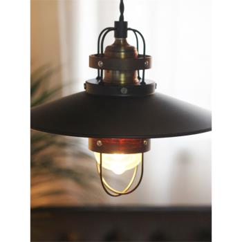 出口日本實木北歐愛迪生復古經典創意臥室餐廳軟裝LED木藝單吊燈