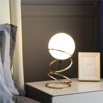 輕奢臥室創意房間個性設計床頭燈