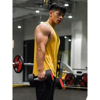 男歐美潮流寬松無袖彈力速干背心