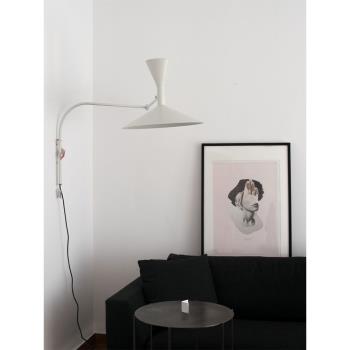 意大利NEMO搖臂喇叭壁燈設計師客廳臥室床頭樣板房書房可調旋轉
