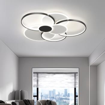 2022年新款圓形客廳燈北歐輕奢主臥室吸頂燈led簡約現代家用燈具