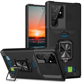 適用三星Samsung A13 A33 A53 5G Case A03 Card Cover插卡手機殼