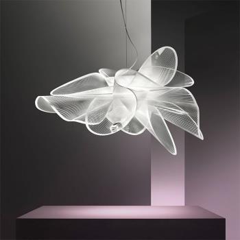 新款北歐意大利設計師燈具創意客廳餐廳臥室LED網紗藝術個性吊燈