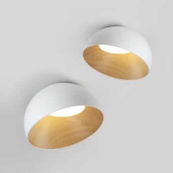 復刻版西班牙設計師創意木紋吸頂燈北歐風客廳臥室書房簡約現代燈