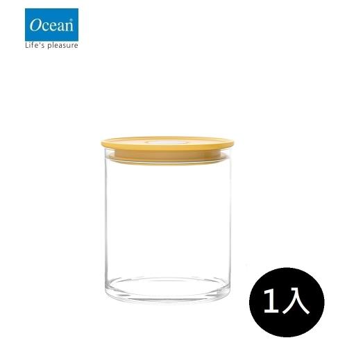 【Ocean】黃色玻璃密封罐(大)-685ml/1入-諾瑪系列