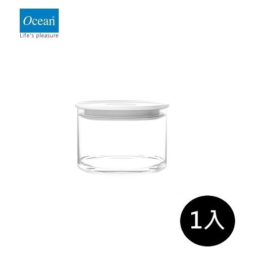 【Ocean】白色玻璃密封罐(小)-385ml/1入-諾瑪系列