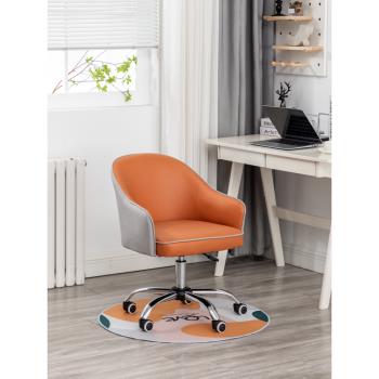 電腦椅家用休閑舒適學習學生化妝簡約輕奢北歐久坐科技布座椅轉椅