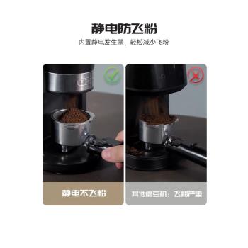 電動磨豆機防飛粉手沖意式咖啡磨粉器定量家用小型全自動HiBREW