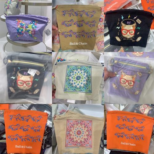 吾身繡品 腰果花大號ballchain mini 化妝包環保袋購物袋