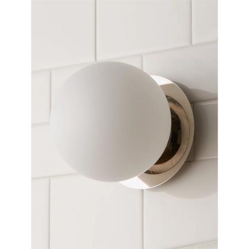 不銹鋼壁燈復古圓球燈中古風格簡約銀色浴室鏡前燈創意臥室床頭燈