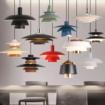 丹麥吊燈設計師北歐風格PH5餐飲火鍋店燒烤肉店鋪商用單頭飛碟燈