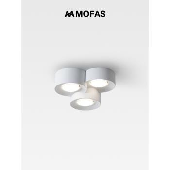 MOFAS北歐現代設計師走廊玄光燈簡約無主燈藝術陽臺臥室客吸頂燈