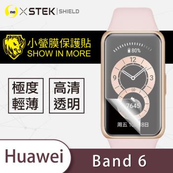 【O-ONE】Huawei 華為 Watch Band 6 手錶『小螢膜』滿版全膠螢幕保護貼超跑包膜頂級原料犀牛皮(一組兩入)