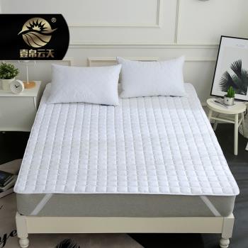 酒店賓館床墊保護墊防滑薄款保潔席夢思床護墊床上用品褥子可水洗