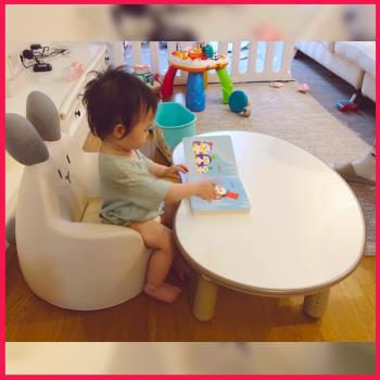 兒童花生桌可升降早教桌子嬰兒寶寶沙發幼兒園學習閱讀韓國豌豆桌