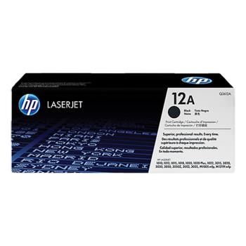 HP 12A 原廠碳粉匣 Q2612A 適用 HP LJ 1010/1020/3050/M1005 (2,000張) 雷射印表機