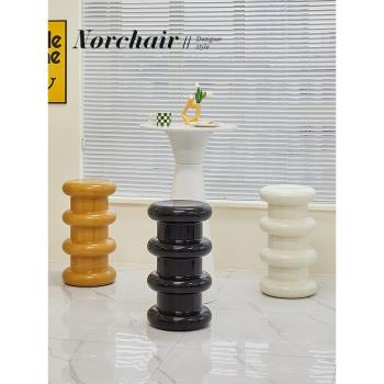 NORCHAIR創意客廳矮凳家用門口換鞋凳小邊幾網紅ins設計師小凳子