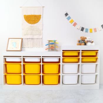 兒童玩具收納柜大容量家用儲物柜寶寶落地書架幼兒園整理柜置物架