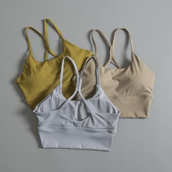 運動內衣女跑步防震夏季外穿美背健身bra背心專業訓練瑜伽服文胸