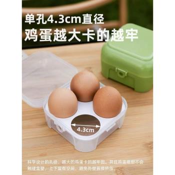 2個裝戶外雞蛋盒防震防碎保護神器收納盒裝雞蛋防摔便攜塑料蛋托