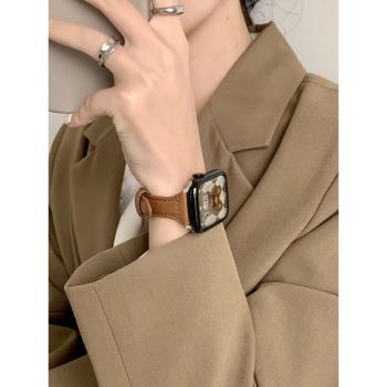 適用于紅米Redmi3手表表帶小米紅米watch替換腕帶mi lite2真皮帶智能手表Watch2個性皮質2代男女通用新款表帶