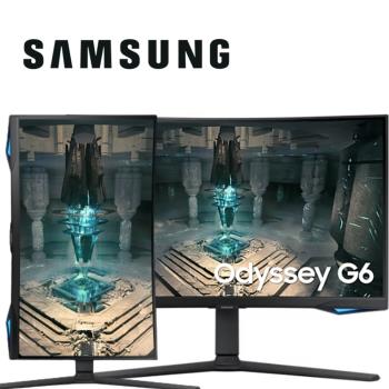 SAMSUNG 三星 27吋 Odyssey G6 1000R 曲面電競顯示器(S27BG650ECXZW)