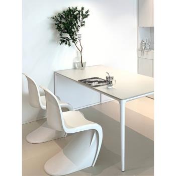 意式餐椅凳子設計師網紅ins亞克力透明椅子塑料水晶椅創意北歐椅