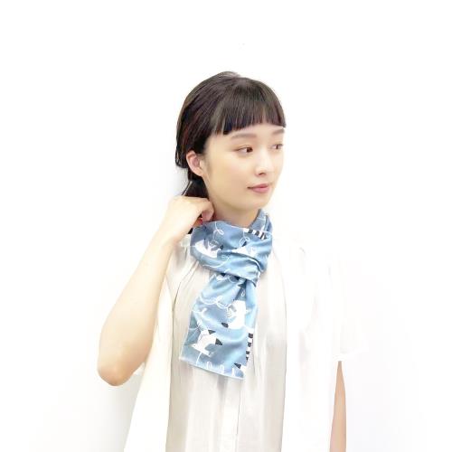 日本AUBE 海鷗抗UV降溫涼感巾(涼感 速乾 設計)