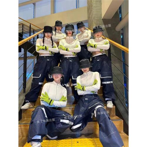 XG女團left right同款打歌服2023新款嘻哈爵士舞演出服街舞套裝潮