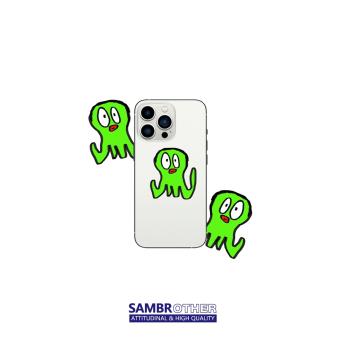 SAM小章魚適用iPhone14promax簡約11蘋果13pro個性12透明手機殼XS