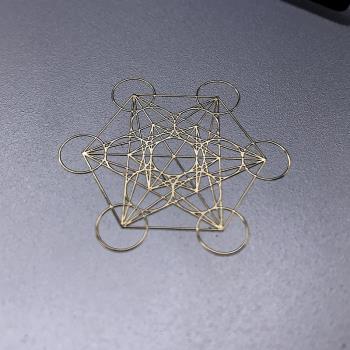 創意幾何對稱圖形手機金屬貼 車貼 筆記本電腦裝飾貼
