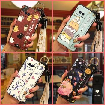 適用Google谷歌Pixel6A手機殼男女情侶潮流超薄軟矽膠簡約創意手