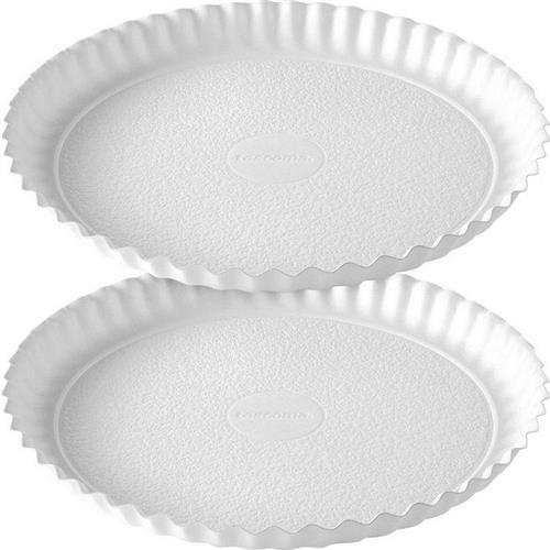 《tescoma》花邊點心紙盤2入(白L)