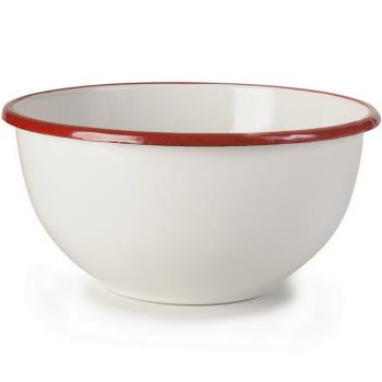 《ibili》琺瑯餐碗(紅16cm)