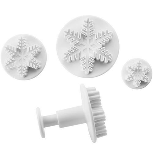 《ibili》Sweet餅乾推壓模3件(雪花)