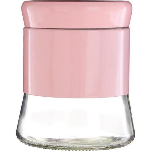 《Premier》旋蓋玻璃收納罐(粉800ml)