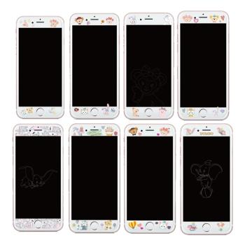 雪莉玫Duffy適用iPhone6s78plus透明鋼化膜 達菲8p卡通手機玻璃膜