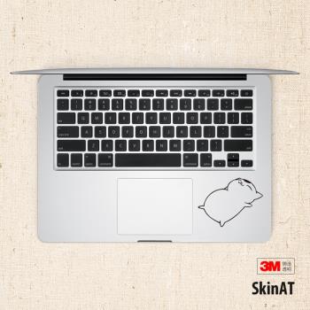SkinAT 蘋果電腦貼膜MacBook腕托膜護腕貼掌托貼膜創意保護貼紙