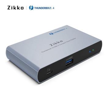 Zikko雷電4擴展塢85W供電雙4K投屏40G極速傳輸一拖三thunderbolt4拓展塢intel認證適用于Macbook EVO平臺