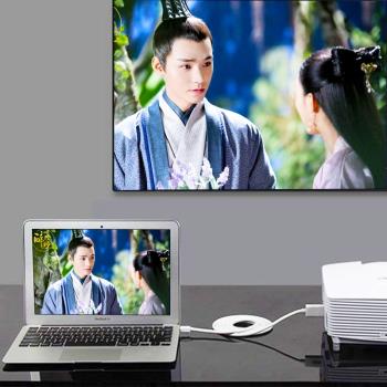 Minidp轉HDMI高畫質線4K轉接雷電筆記本電腦接電視顯示器
