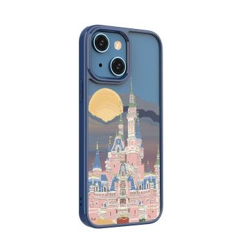 適用蘋果iPhone16ProMax手機殼MagSafe磁吸15Plus無線充電14Pro油畫風13Mini迪士尼城堡12小眾不撞款平果十五