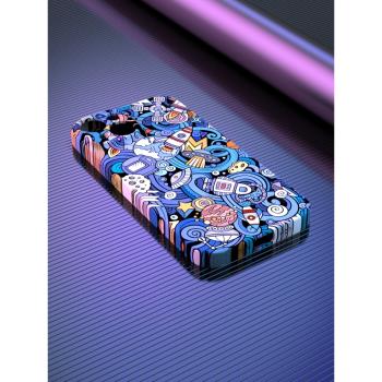智卡奴【magsafe磁吸】小眾iPhone12promax手機殼適用13蘋果11精孔xr硬殼14pro菲林8藝術13mini小眾情侶個性